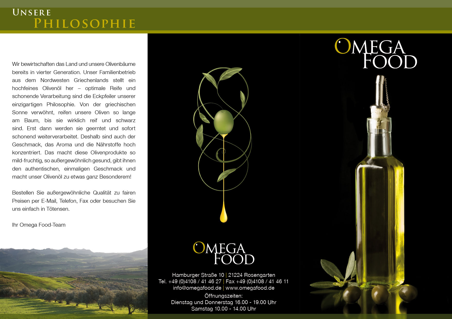 Omega Food GmbH - Olivenöl mit Qualität - Hamburg-Tötensen
